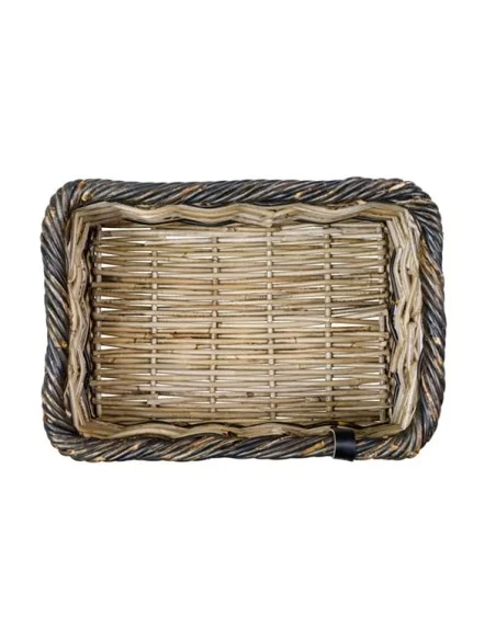 Fietsmand Basil Dijon L 36 x 49 x 27 cm - grijs zwart