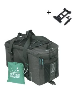 Bagagedragertas Basil Discovery 365D MIK 9 liter 34 x 16 x 18 cm - zwart