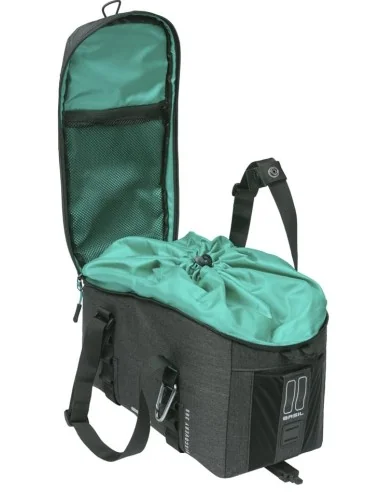 Bagagedragertas Basil Discovery 365D MIK 9 liter 34 x 16 x 18 cm - zwart