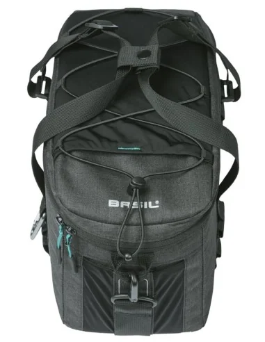 Bagagedragertas Basil Discovery 365D MIK 9 liter 34 x 16 x 18 cm - zwart