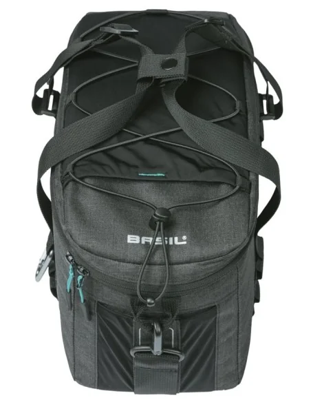 Bagagedragertas Basil Discovery 365D MIK 9 liter 34 x 16 x 18 cm - zwart