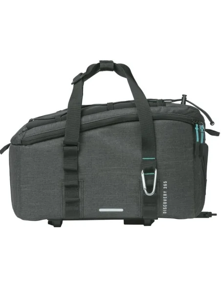 Bagagedragertas Basil Discovery 365D MIK 9 liter 34 x 16 x 18 cm - zwart