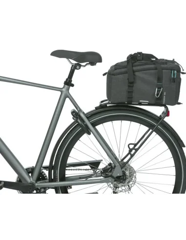 Bagagedragertas Basil Discovery 365D MIK 9 liter 34 x 16 x 18 cm - zwart