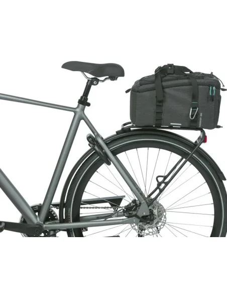 Bagagedragertas Basil Discovery 365D MIK 9 liter 34 x 16 x 18 cm - zwart