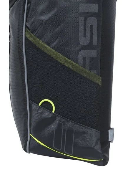Dubbele fietstas Basil Miles 34 liter 13 x 26 x 35 cm (2x) - zwart / lime