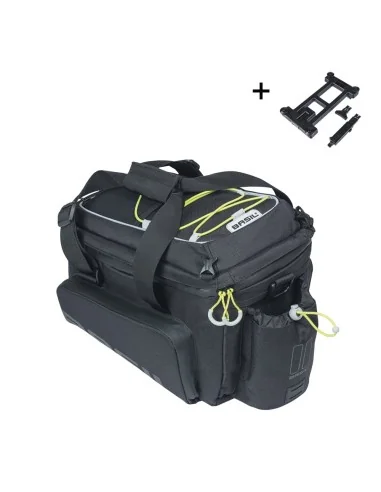 Bagagedragertas Basil Miles XL Pro MIK 9-36 liter 33 x 19 x 19 cm - zwart