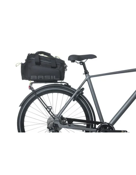 Bagagedragertas Basil Miles XL Pro MIK 9-36 liter 33 x 19 x 19 cm - zwart
