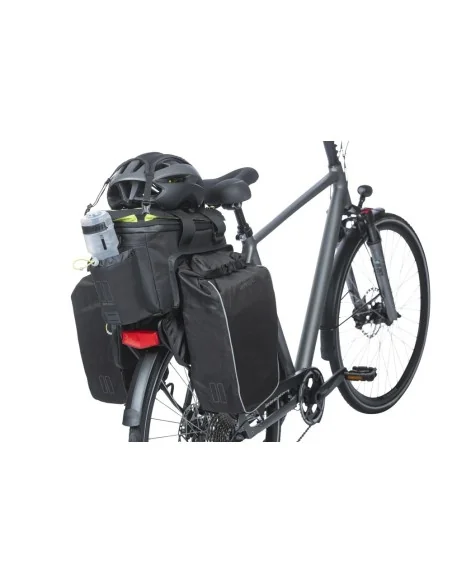 Bagagedragertas Basil Miles XL Pro MIK 9-36 liter 33 x 19 x 19 cm - zwart