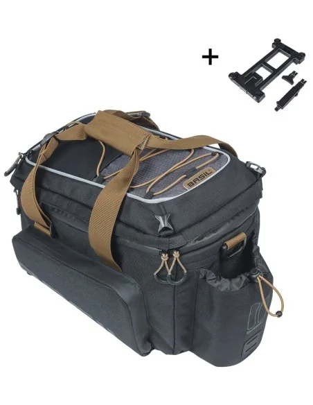 Bagagedragertas Basil Miles XL Pro MIK 9-36 liter - zwart
