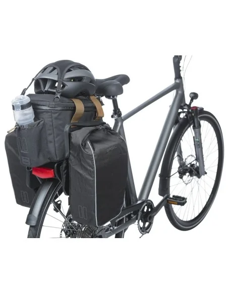 Bagagedragertas Basil Miles XL Pro MIK 9-36 liter - zwart