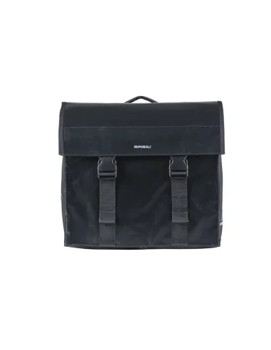 Dubbele fietstas Basil Urban Load MIK 48-53 liter - zwart