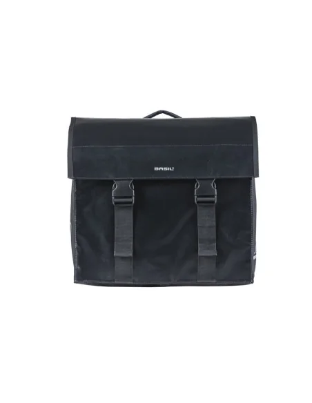 Dubbele fietstas Basil Urban Load MIK 48-53 liter - zwart