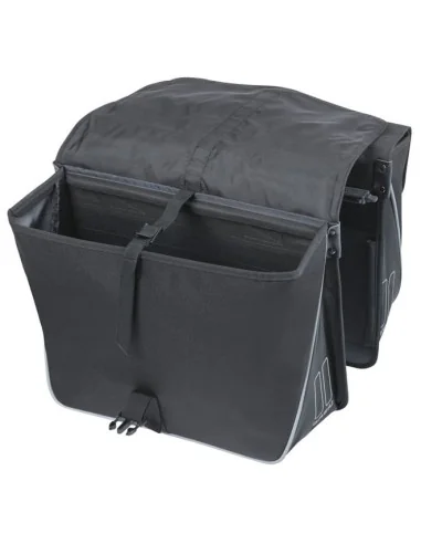 Dubble fietstas Basil Forte MIK 35 liter 15 x 38 x 30 cm - zwart