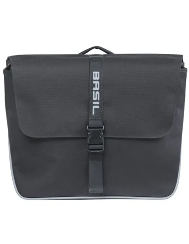 Dubble fietstas Basil Forte MIK 35 liter 15 x 38 x 30 cm - zwart