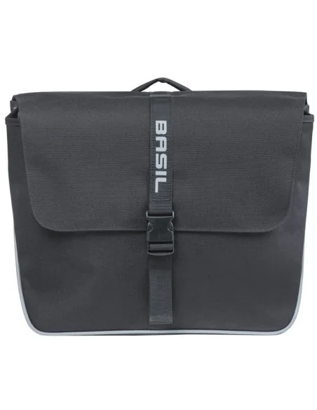 Dubble fietstas Basil Forte MIK 35 liter 15 x 38 x 30 cm - zwart