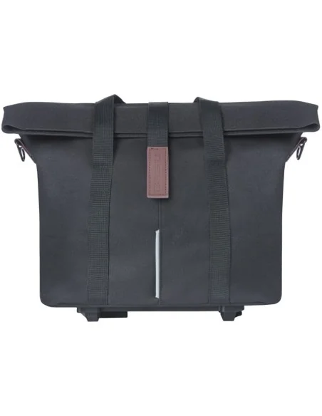 Fietshandtas Basil City MIK 8 - 11 liter 19 x 30 x 26 cm - zwart