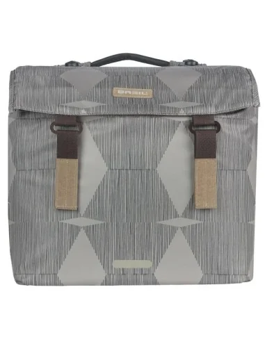 Dubbele Fietstas Basil Elegance MIK 40 - 49 liter - Chateau Taupe