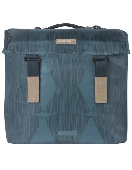 Dubbele fietstas Basil Elegance MIK 40-49 liter - estate blauw