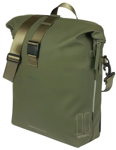 Fietsschoudertas Basil SoHo MIK Studs 17 liter 19 x 38 x 38 cm - groen