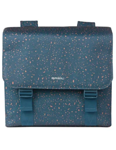 Dubbele fietstas Basil Flair 35 liter - navy