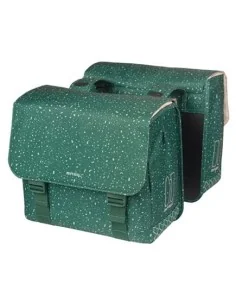 Dubbele fietstas Basil Flair 35 liter - groen
