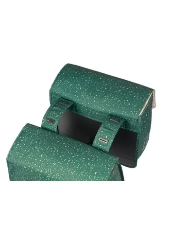 Dubbele fietstas Basil Flair 35 liter - groen