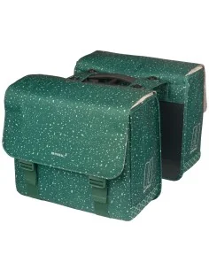 Dubbele fietstas Basil Flair MIK 35 liter 15 x 35 x 31 cm (2x) - groen