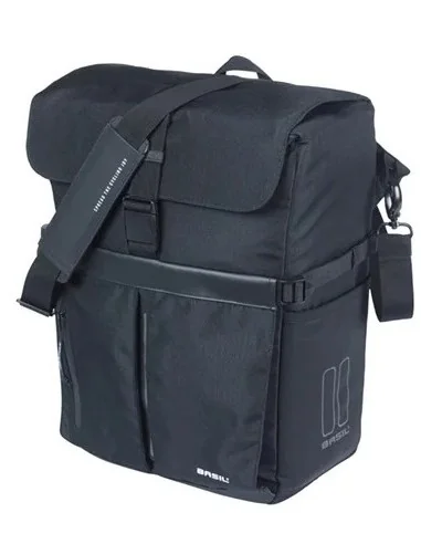 Fietsschoudertas Basil Move MIK 15 liter 14 x 24 x 34 cm - Zwart