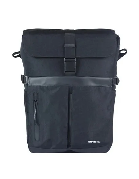 Fietsschoudertas Basil Move MIK 15 liter 14 x 24 x 34 cm - Zwart