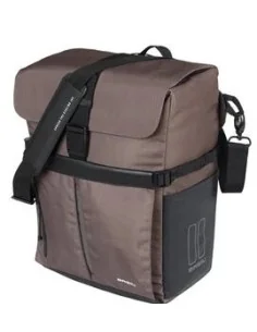 Fietsschoudertas Basil Move MIK 15 liter 14 x 24 x 34 cm - Bruin