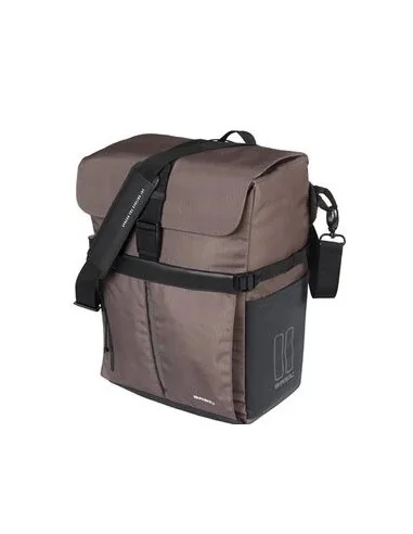 Fietsschoudertas Basil Move MIK 15 liter 14 x 24 x 34 cm - Bruin
