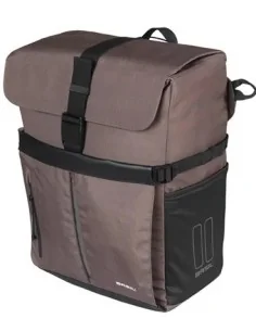 Fietsschoudertas Basil Move MIK 15 liter 14 x 24 x 34 cm - Bruin 2