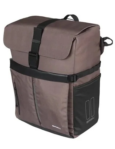 Fietsschoudertas Basil Move MIK 15 liter 14 x 24 x 34 cm - Bruin
