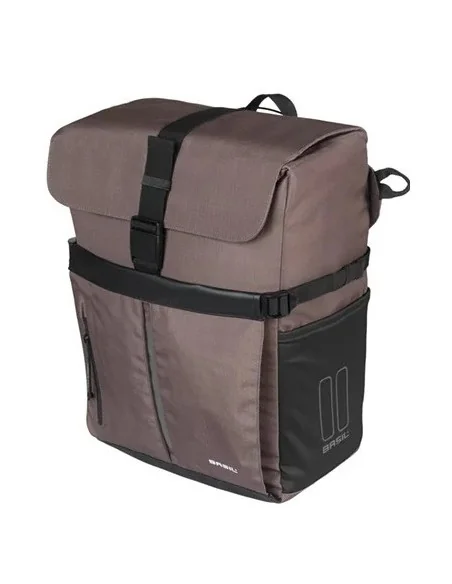 Fietsschoudertas Basil Move MIK 15 liter 14 x 24 x 34 cm - Bruin