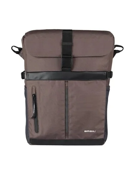 Fietsschoudertas Basil Move MIK 15 liter 14 x 24 x 34 cm - Bruin