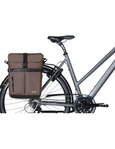 Fietsschoudertas Basil Move MIK 15 liter 14 x 24 x 34 cm - Bruin