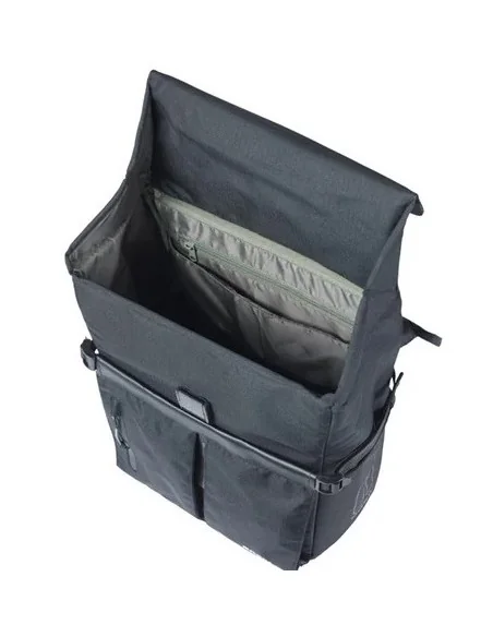 Fietsschoudertas Basil Move MIK studs 14 liter 14 x 24 x 34 cm - zwart