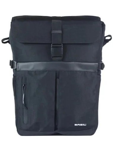 Fietsschoudertas Basil Move MIK studs 14 liter 14 x 24 x 34 cm - zwart