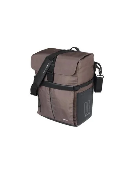Fietsschoudertas Basil Move MIK studs 14 liter 14 x 24 x 34 cm - bruin