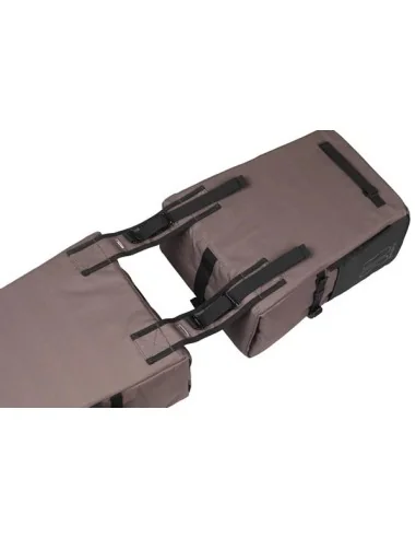 Dubbele fietsas Basil Move 30 liter 16 x 27 x 38 cm - bruin
