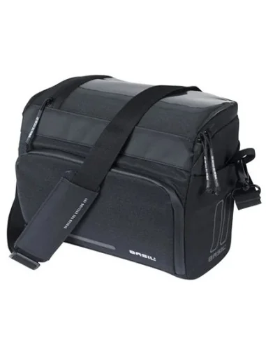 Stuurtas Basil Move KF 7-8 liter 17 x 23 x 20 cm - zwart