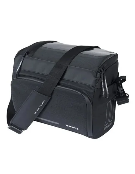 Stuurtas Basil Move KF 7-8 liter 17 x 23 x 20 cm - zwart