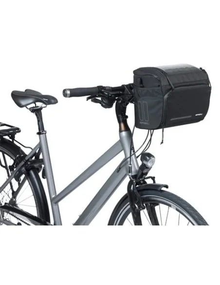 Stuurtas Basil Move KF 7-8 liter 17 x 23 x 20 cm - zwart