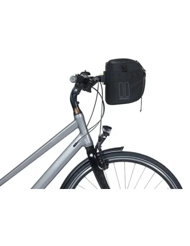 Stuurtas Basil Move KF 7-8 liter 17 x 23 x 20 cm - zwart