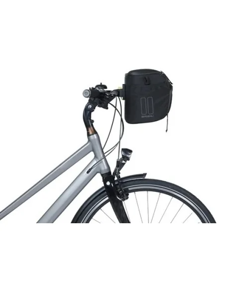 Stuurtas Basil Move KF 7-8 liter 17 x 23 x 20 cm - zwart