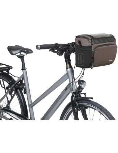 Stuurtas Basil Move KF 7-8 liter 17 x 23 x 20 cm - bruin