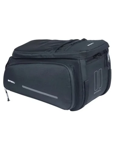 Bagagedragertas Basil Move 10 - 26 liter 24 x 33 x18 cm - zwart