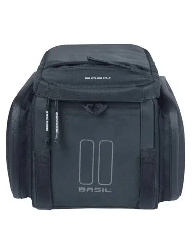 Bagagedragertas Basil Move 10 - 26 liter 24 x 33 x18 cm - zwart