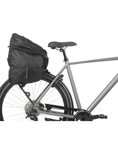 Bagagedragertas Basil Move 10 - 26 liter 24 x 33 x18 cm - zwart