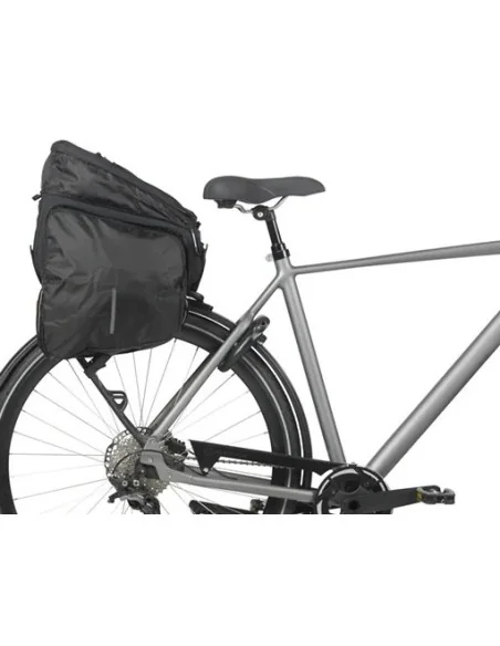 Bagagedragertas Basil Move 10 - 26 liter 24 x 33 x18 cm - zwart